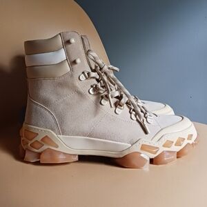 Jimmy Choo Dimond Hike Hiking Combats Boots Size 41, New Without Box